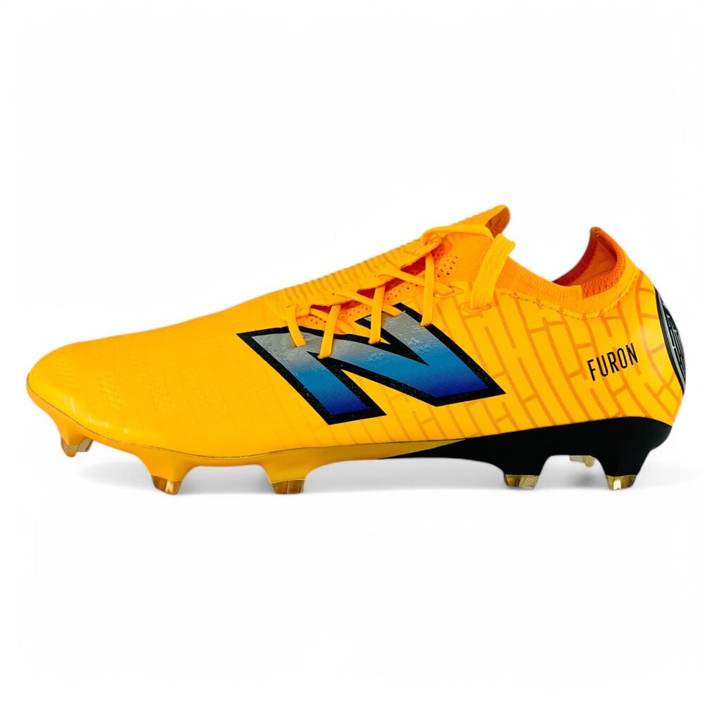 New Balance Furon Pro FG v7+ Sun Glow Men's Wide 2E Soccer Cleats SF1FZ75